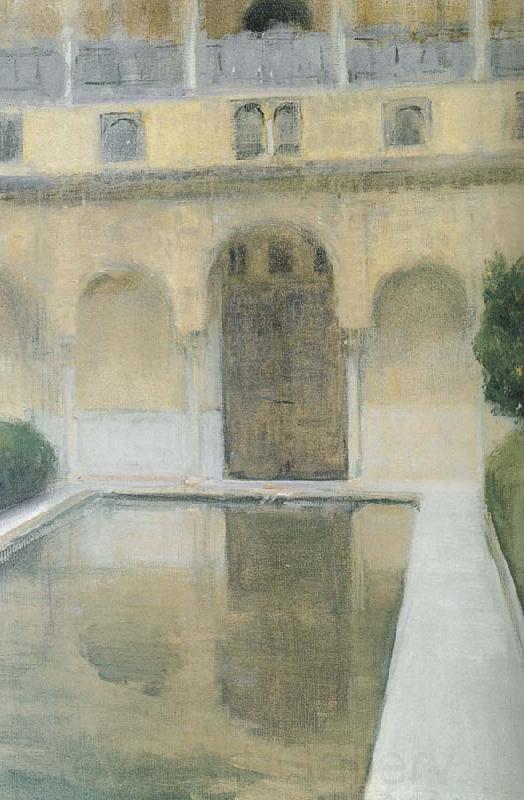 Joaquin Sorolla Courtyard Norge oil painting art